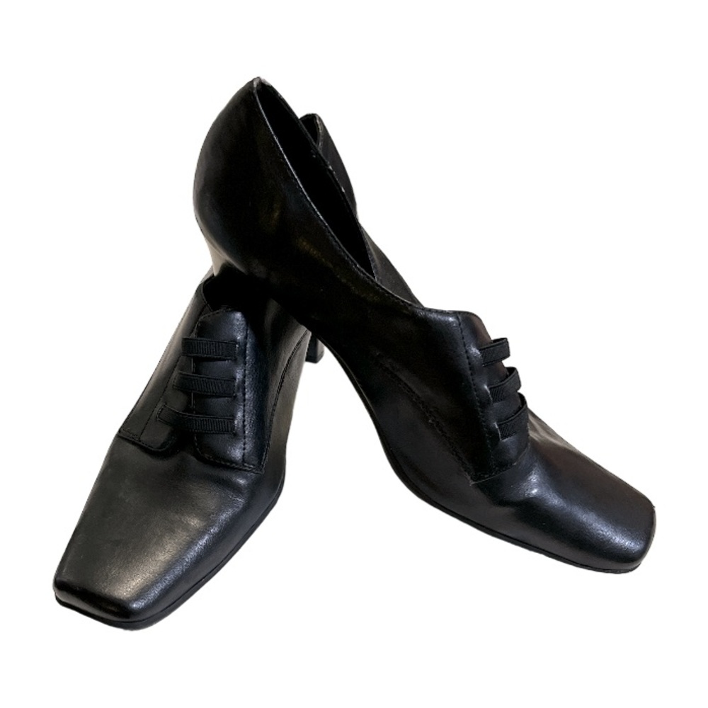 Size 9.5 Women’s Aerology By Aerosoles Block Heel Pump w/ Square Toe Black